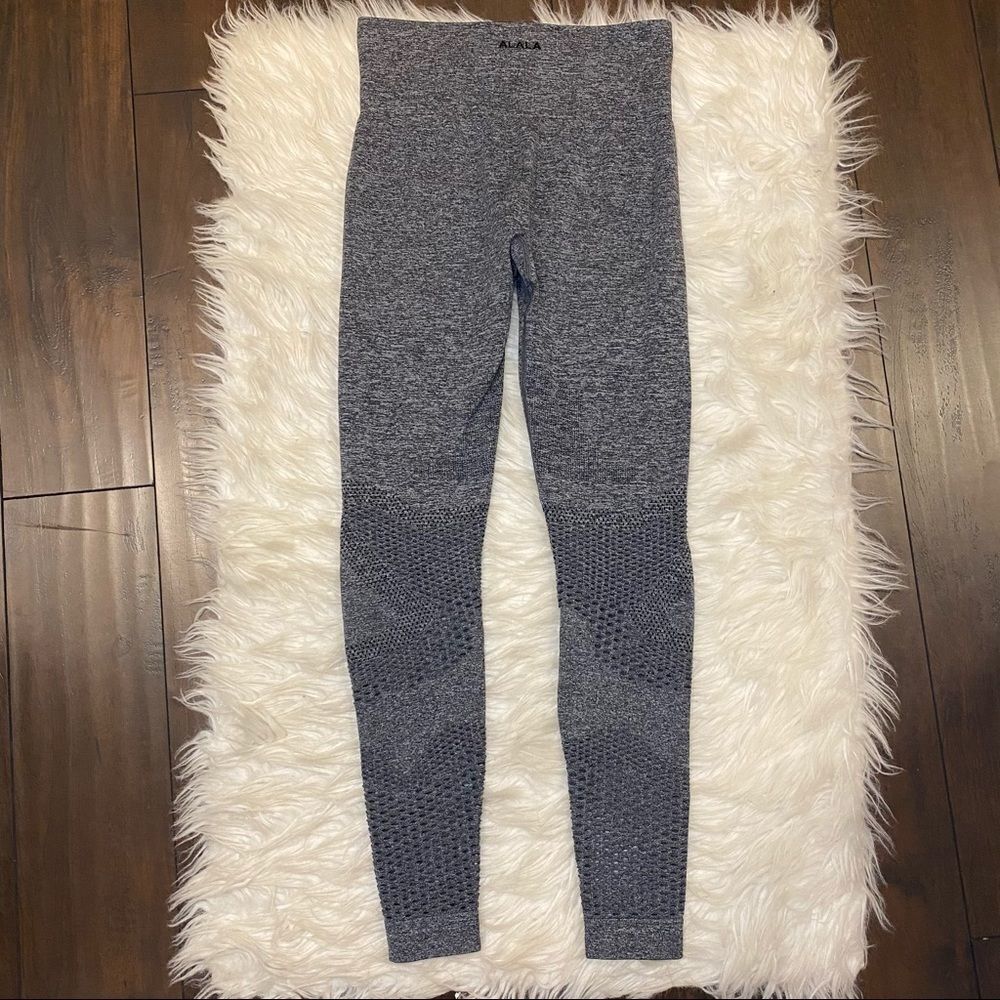 Alala Gray Camo Seamless Tight Size Small - image 5